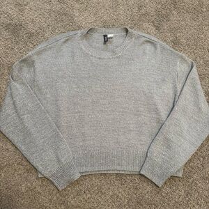 H&M Light Gray Women's Crew Neck Sweater